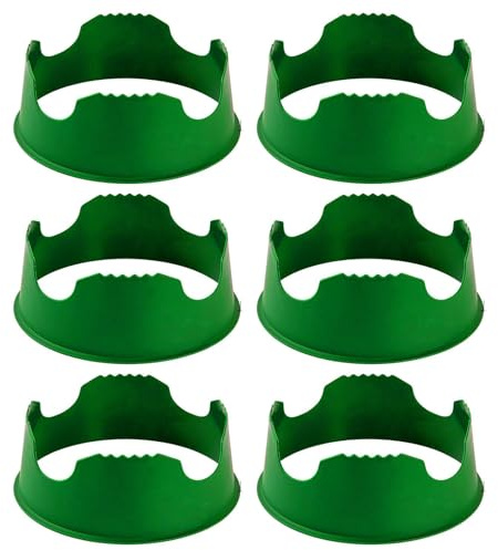 Anelli Per Piantare In Giardino - 6 Pezzi Per Risparmio Acqua | Bordo Rotondo Protettivo, Isolamento Da Rocce E Parassiti | Per Aiuole Di Fiori Di Arbusti Di Verdure In Serra Per Prati All'aperto