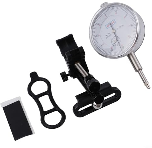 Desiumite Cavalletto per ruote di regolazione dei cerchi della bicicletta, con indicatore percentuale, strumento compatto in materiale ABS per ruote anteriori e posteriori, supporto di riparazione