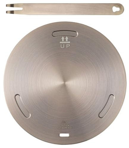 SHINEOFI Diffuseur de Chaleur pour Plaque de Cuisson à Gaz et Électrique 16 CM en Acier Inoxydable Rose Doré Épais Plaque Collectrice de Chaleur Annulaire Multifonction pour Mijoteur et