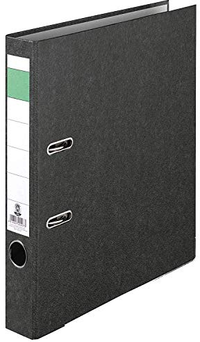 25 Ordner grüner Balken A4 5cm schwarz blauer Engel, made in Gemany