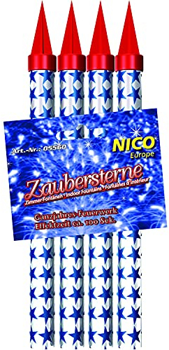8 Eisfontänen/ Zaubersterne Brenndauer 100 Sekunden