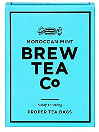 Brew Tea Co - Moroccan Mint - Minty & Strong Herbal Tea - 15 x 2.5g Proper Tea Bags