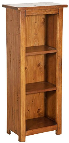 Biscottini Libreria scaffale Legno Made in Italy - Scaffali in Legno massello 98x25x40 cm - Scaffale libreria da Terra - Scaffali Legno