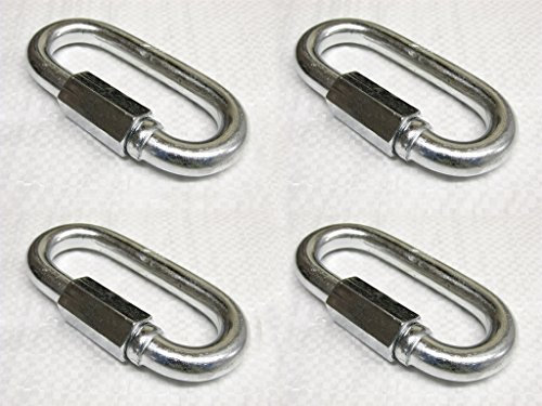 Screw Lock Repair Quick Link 12MM X4 (Galvanised Chain Secure Fastener)