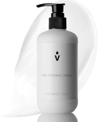 vinsk® Hair Defining Cream mit Argan-Öl für gebündelte Locken | Locken Produkte für optimale Kontrolle & Pflege | Haarstyling & Pflege für lockiges Haar | Curly Hair Product mit leichter Formel