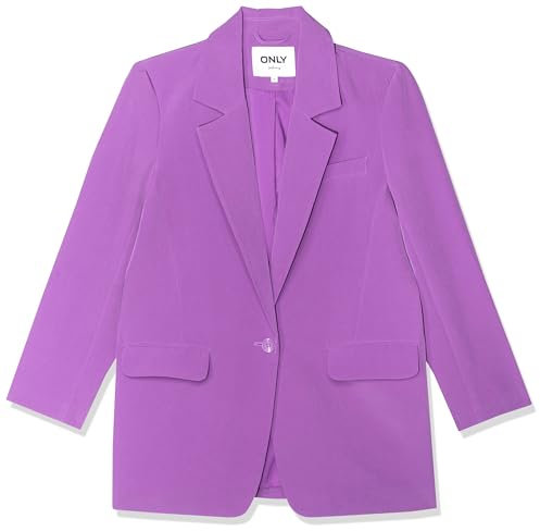 ONLY Damen Oversized Langarm Blazer Eleganter Basic Cardigan Business Jacke Mantel ONLLANA-Berry