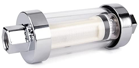 6mm/8mm/10mm Lungo for Chrome Reale Vetro Gas Filtro Olio Combustibile Moto Gas Combustibile Filtro Olio Benzina for ATV Bici Moto for Accessoric