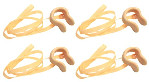 Kisangel 8 STK Nasenclip Mit Kordel Nasen- Und Ohrenhaartrimmer Nasenclips Nasenblutenstopfen Nasenklammern Zum Schwimmen Nasenstöpsel Zum Schwimmen Mit Seil Emulsion Fortschrittlich Kind