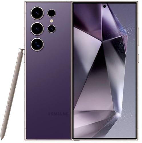 Samsung Galaxy S24 Ultra 512GB Titanium Violet Unlocked (Renewed)