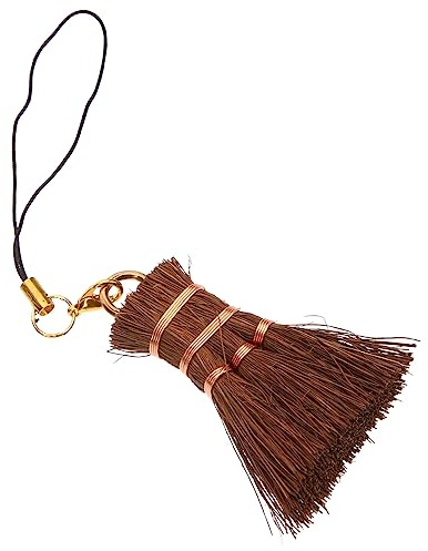 PLAFOPE Escoba De Mano Pequeña De Palma Natural, Mini Escobilla para Barrer, Ligera y Portátil, para Limpieza De Escritorios y Ceremonias del Té, Herramienta Práctica para Uso Diario