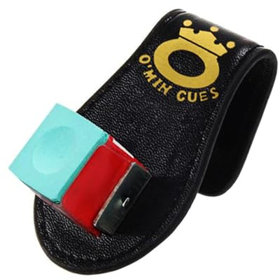 Copertura del supporto per cintura del telefono,Portagesso magnetico in pelle per biliardo - Forniture da biliardo Supporto magnetico per stecca da biliardo con clip da cintura in pelle per biliardo d