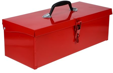 SOIMISS 1Stück Eisen Werkzeugkasten Abschließbar Aufbewahrungsbox für Langlebiges Material für Zuhause und Unterwegs Zufälliger Verschlussstil