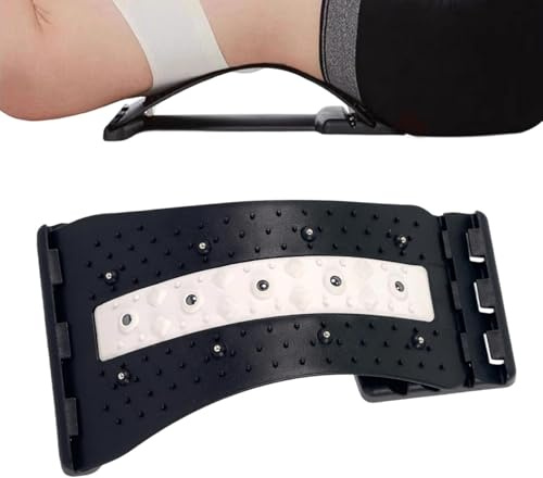 Estirador De Espalda Arqueado 4 Niveles Ajustable Curvado Con Puntos De