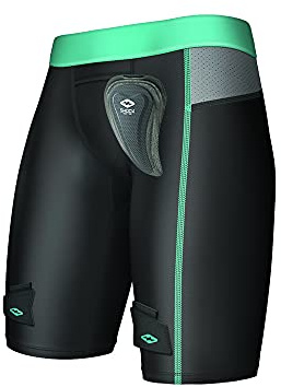 Shock Doctor Women's Comp Hockey Short w/Pelvic Protector Blk XL