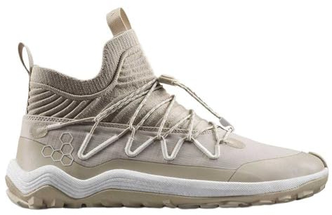 VIVOBAREFOOT Primus Trail Flow Distancia Barefoot Trail Running Shoes UK 9 Beige