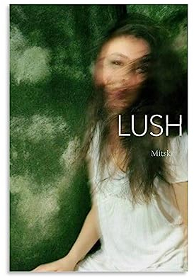 ELedvb Mitski LushCanvas-Poster, dekoratives Gemälde, Leinwand-Wandposter und Kunstdruck, modernes Familienschlafzimmer-Dekor-Poster, 20 x 30 cm