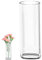 Oungy Vaso in vetro cilindrico, alto 35 cm, grande, in vetro, grande, moderno, diametro 12 cm, cilindro, per candele galleggianti, per decorazioni di nozze, soggiorno