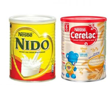 Pack lait Nido 400g + Cerelac blé lait 400 g