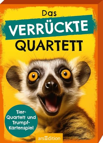 Das verrückte Quartett: Tier-Quartett und Trumpf-Kartenspiel