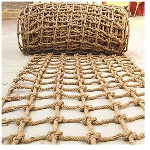 Climbing Rope Net Children's Stairs Balcony Safety Net Indoor And Outdoor Railing Safety Nets Hanging Nets Fence Cat Hanging(12mm*10cm,1x1m(3.28X3.28ft))