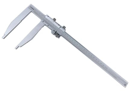 Colcolo Pied à Coulisse en Acier Inoxydable, 300 mm Pied a Coulisse Outil de Mesure 0.02 mm, Haute Précision Outil Micromètre à Longue Mâchoire, pour les Mesures Externes, Internes, Profondeur et Pas