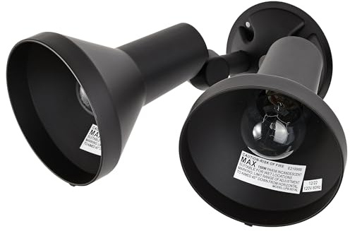 Nuvo SF77/495 Flood Outdoor Wall-Mounted Floodlight,2-Light, Dark Bronze