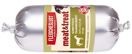 Fleischeslust Meat & Treat Pferd Wurst (1 x 200 Gramm)