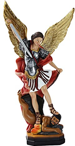 Garneck Figurita de Estatua de Demonio Matador El Mensajero Arcángel Figurita Decorativa Estatua Decoración del Hogar