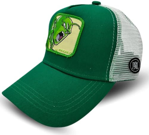 INN Gorra de beísbol Unisex con Motivos Bola de dragón. Algodón y Poliester. Diámetro Cabeza 56-60cm. Fan Anime (Verde)