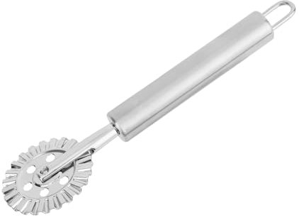 Gosknor Rotella Tagliapasta, Acciaio Inossidabile Rotella per Piegare la Pasta Rullo Tagliapasta Utensile per Ravioli per Cucina Domestica
