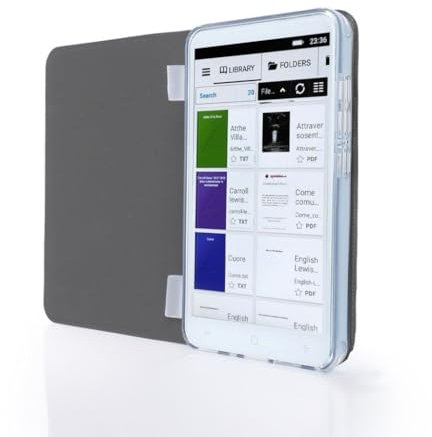 LICAEVEY Lector Electrónico de Pantalla Táctil LCD LCD de 5 Pulgadas - Dispositivo de Lector de Libros Electrónicos Android 5.1 con WiFi, Bluetooth, FM, 1 GB RAM + 8 GB de