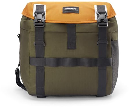 ROCKBROS Bike Handlebar Bag Waterproof Cycling Pouch 24L Bicycle Front Storage Pouch Bag with Shoulder Strap