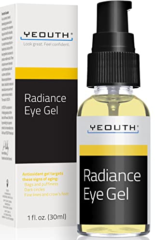 YEOUTH Gel para Ojos con Ácido Hialurónico y Tripéptidos, Gel Refrescante Hidratante Crema Contorno de Ojos 30ml