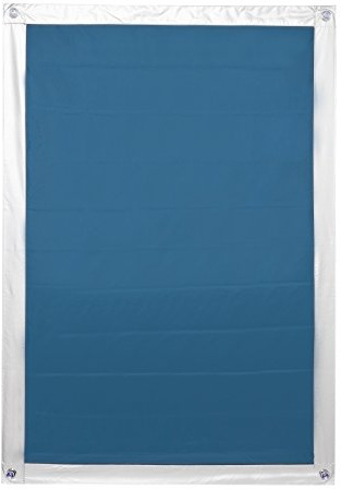 Lichtblick Dachfenster Sonnenschutz Sonnensegel für innen, Haftfix, ohne Bohren, Tageslicht, mit Saugnäpfen, für bewegliche und feststehende Fenster Blau, 59 cm x 91,5 cm (B x L) für M06