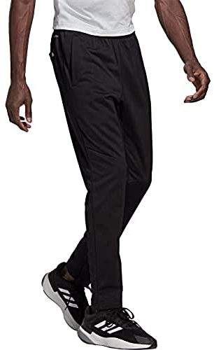 adidas Herren Aeroready Game and Go Small Logo Tapered Jogginghose, Schwarz, XL EU