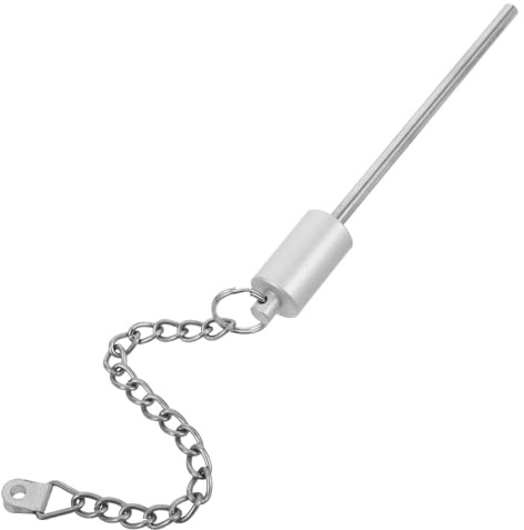 WEKADRIN Goupille de Parasol de Terrasse en Métal Chaîne de Fixation, Stabilisateur et Sangle pour Parasols de Jardin D'extérieur, Accessoire Sécurisé et Réglable pour Patio et Balcon