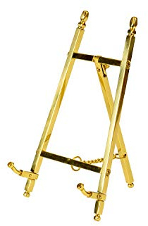 Brass Easels, Decorative Display Easels (7 Inches High)