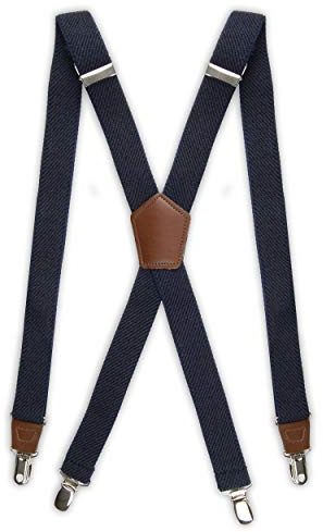 Dockers Men's Solid X-Back Suspender