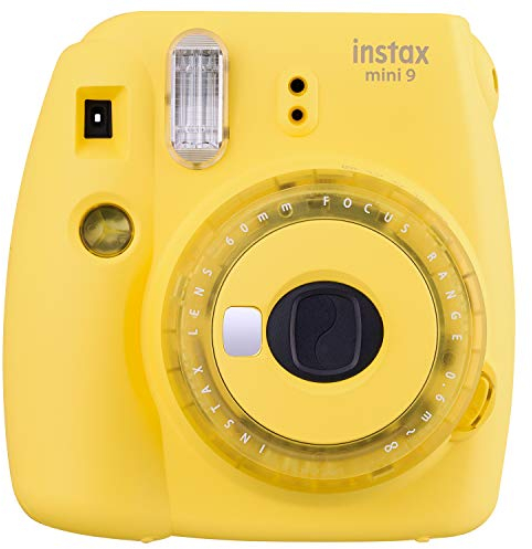 Fujifilm instax mini 9 Yellow Fotocamera per Stampe, Formato 62 x 46 mm, Giallo