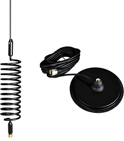 Thunderpole Orbitor Aerial & 7 Large Magnetic Mag Mount Kit | CB Radio Antenna