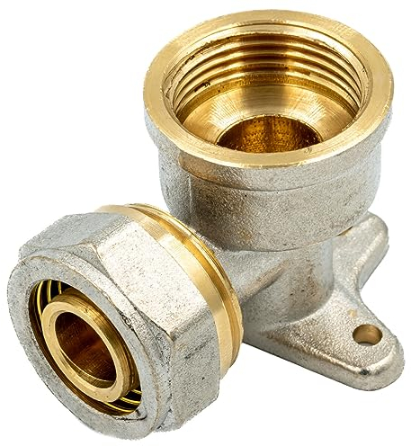 Racor de compresión PEX, Variante: Codo mural 20x1/2