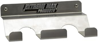 Extreme MAX 5001.6285 Soporte de Pistola de Cinta de Aluminio para Remolque de Carreras Cerrado, Tienda, Garaje, Almacenamiento, Color Plateado