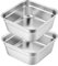 Stainless Steel Colander Bowl Set with Basin 23Cm Mixing Basin for Washing Fruits Vegetables and Rice Metal Storage Basket for Kitchen