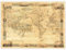 Bristlegrass Puzzles for Adults 1000 Pieces - Vintage World Map 1855 -| Jigsaw Puzzles | 1000 Piece Puzzle for Adults | Wooden Puzzles Antique Style Jigsaw for History Enthusiasts and Decor Lovers