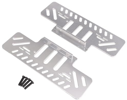 Chasis Marco Rc Para MN Para MN128 MN86 G500 1/12 Pedal Pie Metal Control Remoto Coche Vehículos Orugas Piezas Accesorios Actualizaciones Reemplazo Y Reparación(Silver)