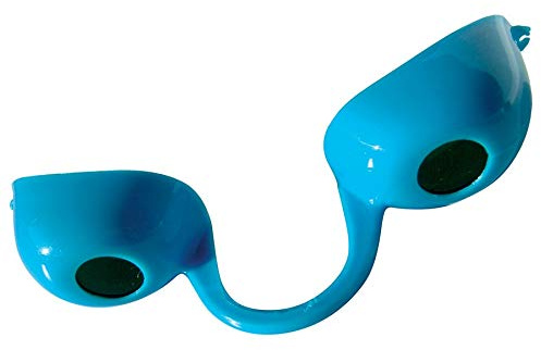 Ergoline - Gafas de protección antirrayos UV, color aleatorio, protección UV, espejo revestido, cordón de seguridad, color mezclado