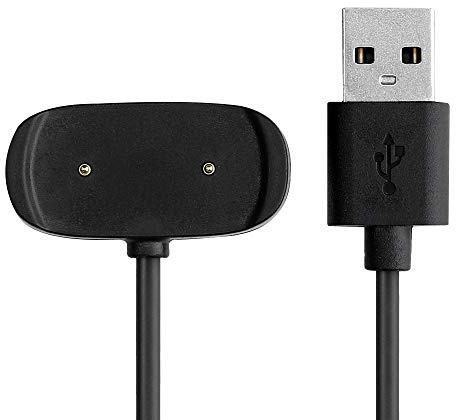 kwmobile USB Kabel Charger kompatibel mit Huami Amazfit T-Rex Pro / GTS2 / GTS 2e / GTS2 Mini/GTR 2 Ladekabel - Smart Watch Ersatzkabel - Fitnesstracker Aufladekabel in Schwarz