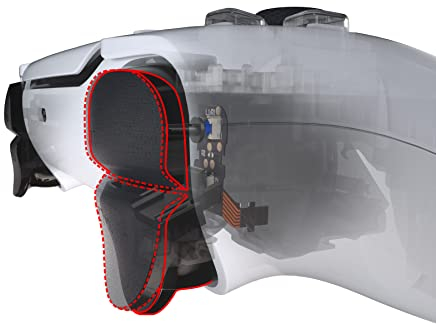 eXtremeRate Clicky Hair Trigger Kit pour ps5 Manette BDM-010/020, Bouton Trigger Stop Compatible avec ps5 Controller avec Interrupteur Tactile en Silicone, Version Tactile