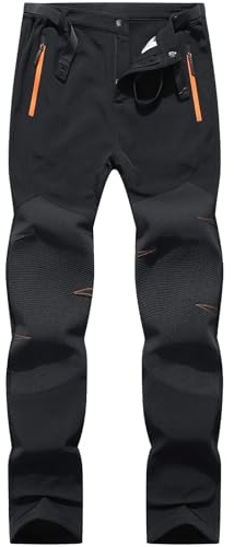 BenBoy Femme Pantalon Ski Imperméable Randonnée Softshell Pantalon Montagne | Thermique Étanche Coupe-Vent Hiver de Montagne Neige