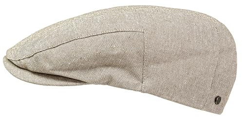 WEROR Herren Flatcap Schirmmütze Schiebermütze Cap Mütze WEROR-418.1 (63, Beige)